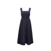 ONLY Women's Ruched Sleeveless Mid-length Denim Dress