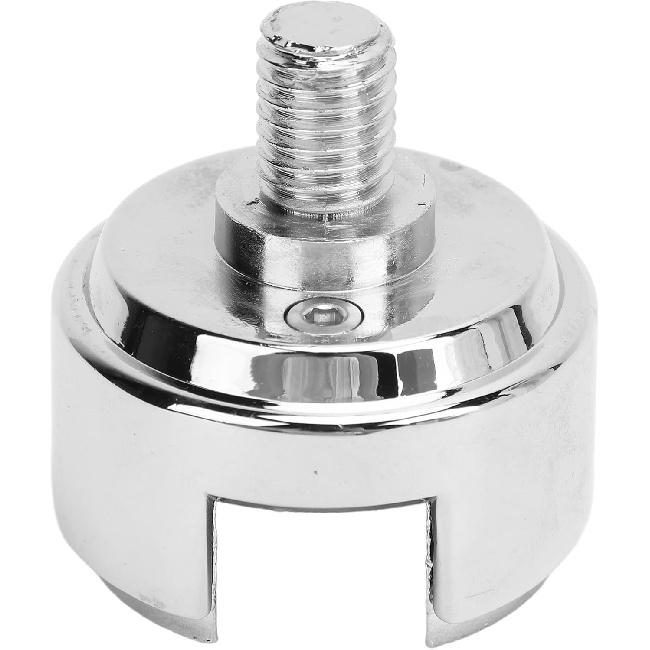 SIXRUN Shift Knob Mounting Adapter, Shift Knob Mounting Adapter 70589 1/2in‑13 Thread Chrome Replacement for Fuller Shifter 13 15 18 10 Speed