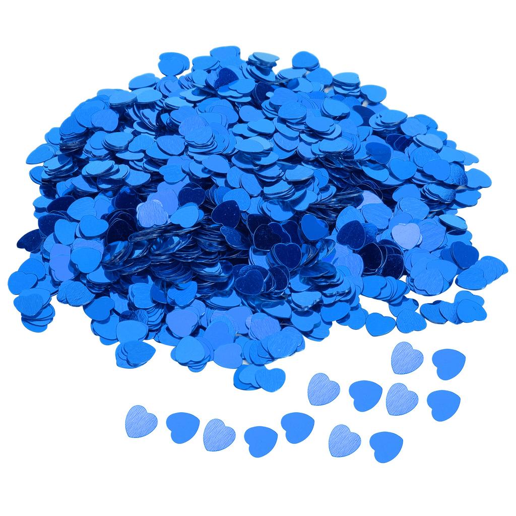 3000Pcs HrtShaped Confetti Wedding Valentine's Day Sequins Sprinkle Part Decoration Supplies(Red )