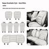 Luxury Nappa Leather Non-Slip Car Seat Cushions for Five-Seater - Thickened Design for Front and Rear Seats