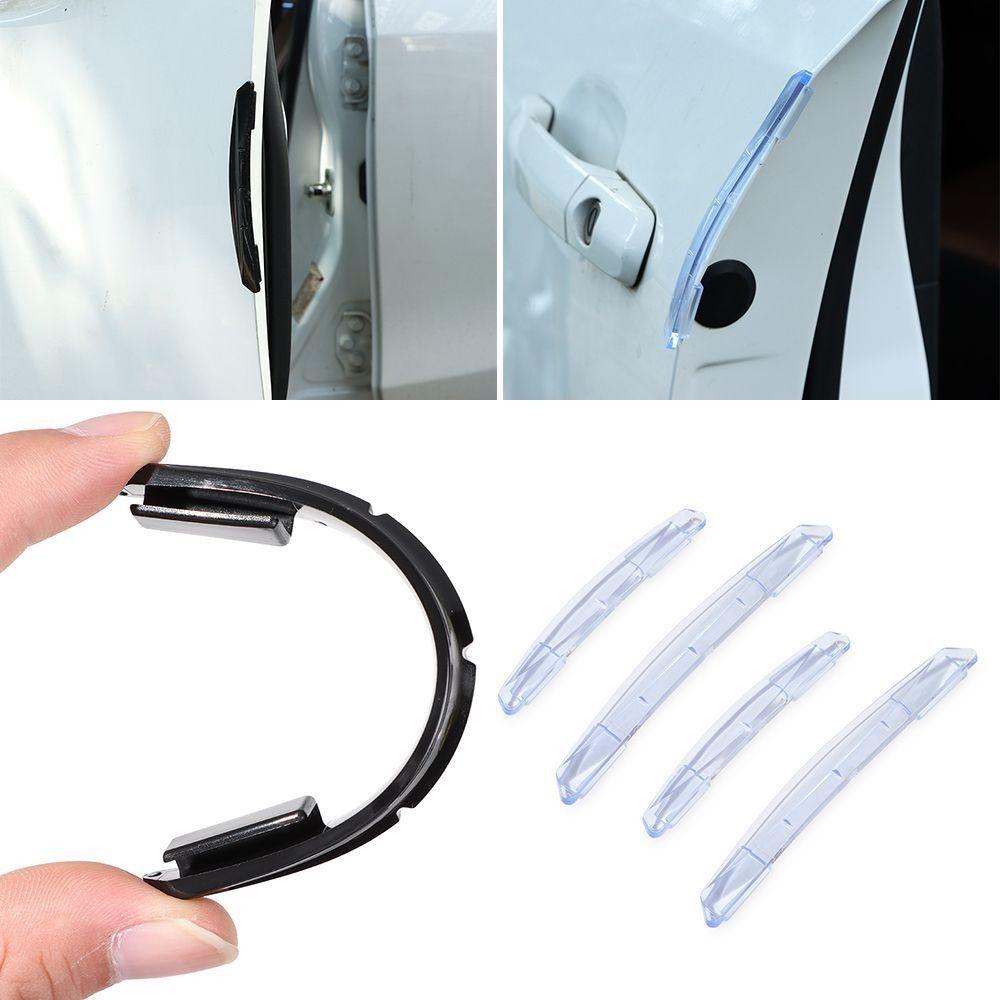 4 Pcs Car Accessories Anti-collision Trim Molding Car Protection Strip Door Edge Guards Scratch Protector Car Sticker