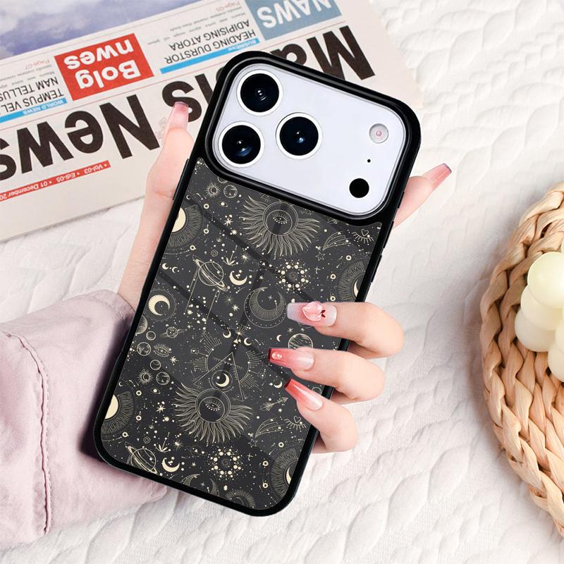 Love Sun Moon Phone Case For IPhone 17 16e 15 14 13 12 11 Pro Max Air Mini Soft Protective Cover