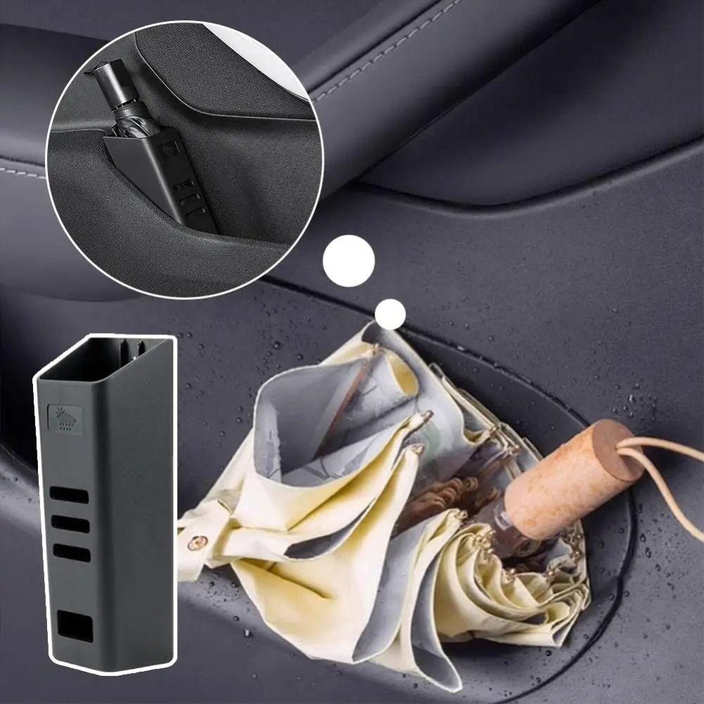 Waterproof Umbrella Mount Bracket Multi-Purpose Storage Box Portable Car Umbrella Holder  Travel