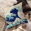 Famous Art the Great Wave Cushion Cover Car Throw Pillow Case For Sofa Car Christmas Gift 40x40cm 45x45cm