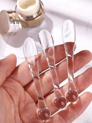 3 Stück Make-up-Spatel, Gesichtscreme-Masken-Mischlöffel DIY-Schönheitswerkzeug Absorptionsrolle Kosmetikzubehör