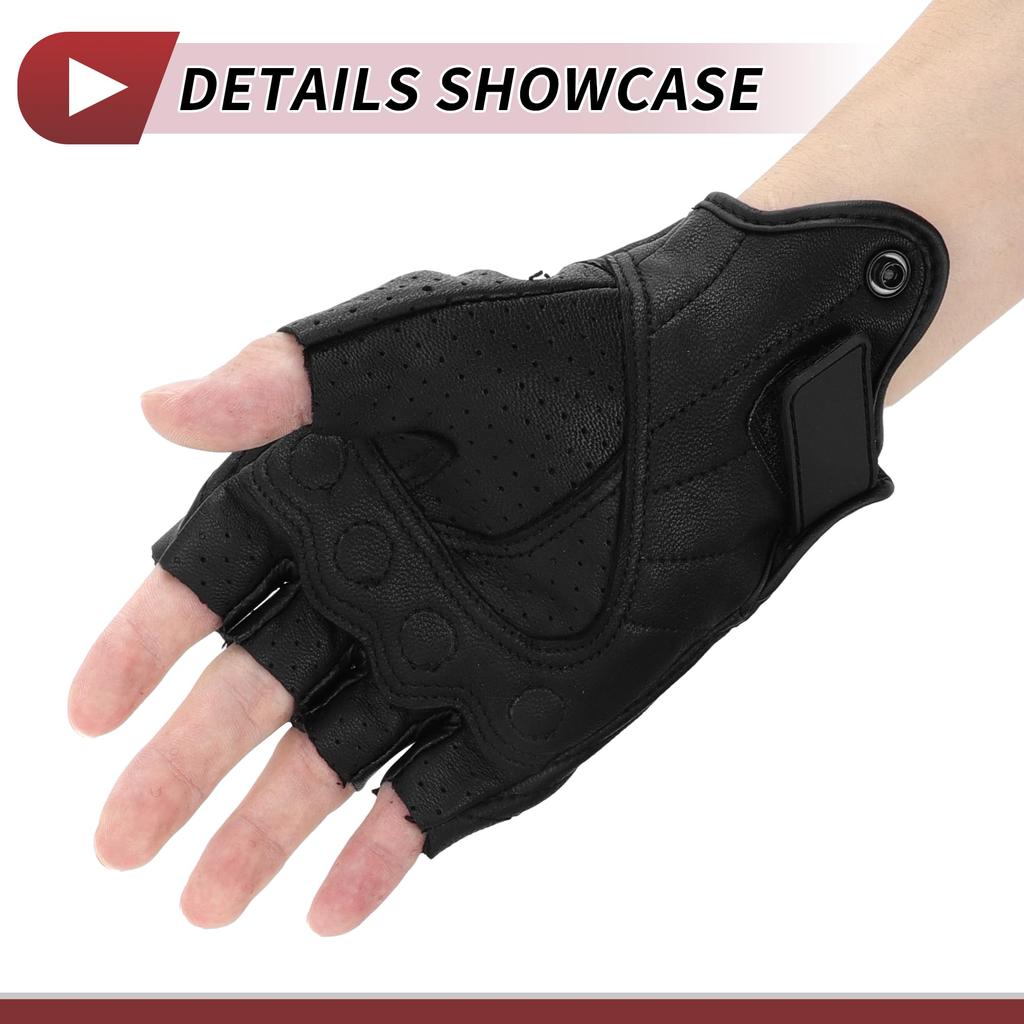 HEROFFIX Motorcycle Smartphone 1 Size L Gloves, Leather, Compatible, Non-Slip, Shockproof, Durable, Spring, Summer, Autumn, Winter, Pair,