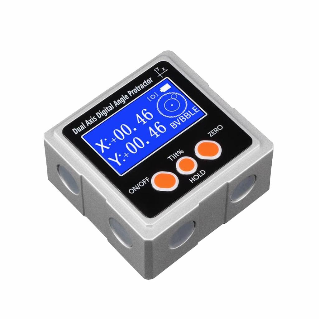 4X90° Resolution 0.05°/0.1° Magnetic Base IP54 Protection Digital Protractor Level