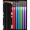 LIGHTSABER CHOPSTICKS LIGHT UP STAR WAR CHOPSTICK LED Glowing Light Saber Chop Sticks REBLE Sushi Sabers Cool Fun Geeky STARWAR Chop Stick Set Darth