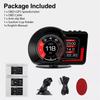 Obd Gps Dual System Rpm Gauge Speedometer Milometer F15 Car Head Up Display Hud 6 Alarm Functions Accelerated Test