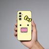 Cute D-Domo-kun Phone Case For Samsung Galaxy A73,A21s,A22,A31,A52,A53,A71,A41Soft Black Shell