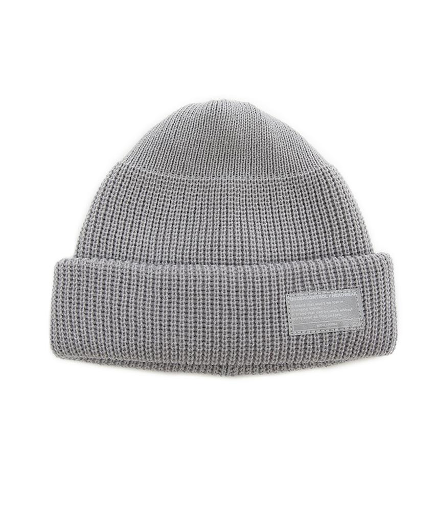 Eondeokeonteulol Winter Short Beanie Beanie / Monk Fit / Reflect / P Grey