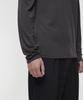 MUSINSA STANDARD Tencel Slim Mock Neck Long Sleeve T-Shirt [Dark Gray]