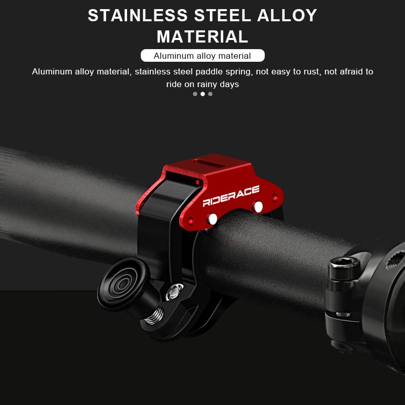 Mini Bicycle Bell 90-100dB Čistý hlasitý zvuk Zvonek na řídítka kola Odolný přenosný zvukový alarm pro bezpečné cyklistické příslušenství