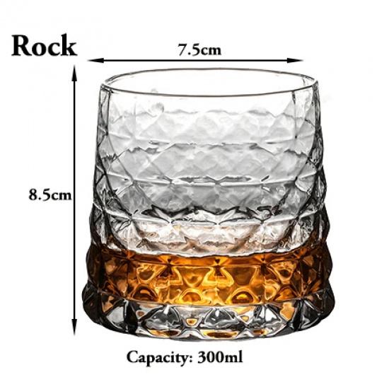 Bicchieri da Whiskey, Bicchieri da Scotch, Bicchieri Old Fashioned per Whiskey/Regalo Perfetto per gli Amanti dello Scotch/Bicchieri di Stile per Bourbon/Rum