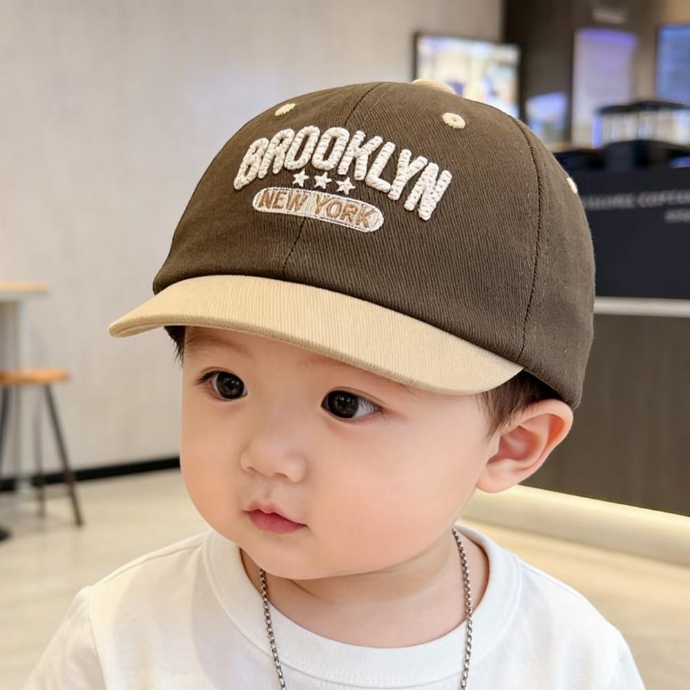 Short-brimmed Children Sunscreen Hat Cotton Baby Peaked Caps Casual Hip Hop Hats