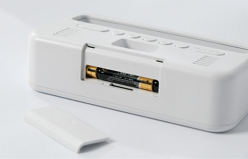 Atmosphere LED Alarm Clock Home Decor: Multifunctional Electronic Bedside Clock 5520