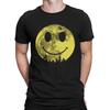 MOON FACE Mens Funny  T-Shirt Mens Womens Tees Top Party Happy Smiling Eco Friendly Gift