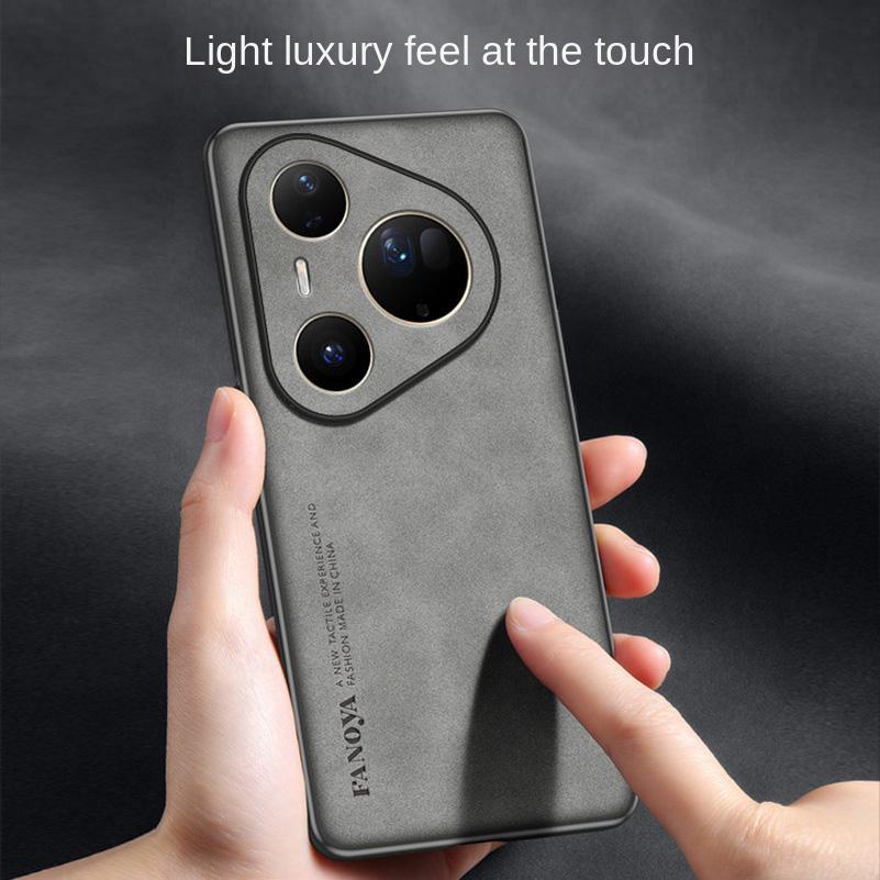Plain leather comfortable suede case For Huawei Pura80 Ultra Pura 80 Pro + 70 Pro P60 P50 Mate 70 Pro 60 RS Ultimate 50 Cover