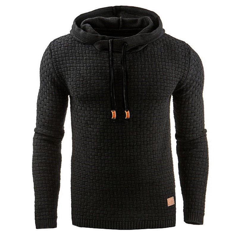 Men's Soft Hooded Pullover Jacket In Fashionable Colors For Stylish Comfort