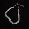 FYUAN-gargantilla con diamantes de imitación para mujer, collares geométricos de cristal, joyería para bodas, regalos de fiesta