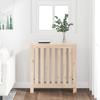 Vidaxl Radiator Cover, 79.5X19X84 Cm, Solid Pine Wood