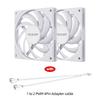 Teucer UT-12015 Ultrathin 15mm Thinckness 12cm Chassis Fan 12V/4Pin PWM FBD Bearing PC Case Cooling Ventilator 1-10pcs with Hub