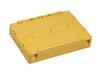 CAPTAINSTAG Campout Foldable Container Basket with Locking Lid, 20L Capacity, Old Yellow, UL-1045