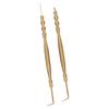 2pcs Eyelash Lift Tool Bamboo Joint Shape Handle Double Head Lash Perm Tool with Comb for Perming Eyelashes