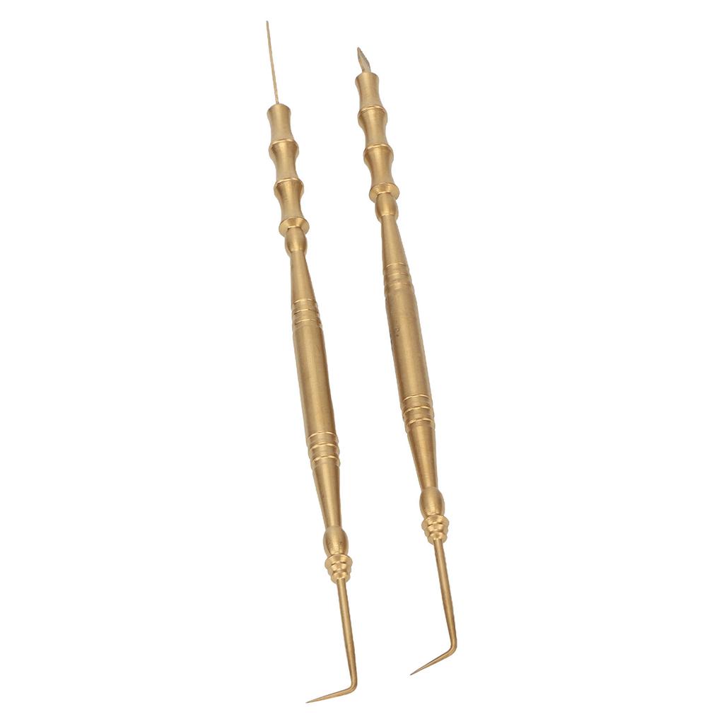 2pcs Eyelash Lift Tool Bamboo Joint Shape Handle Double Head Lash Perm Tool with Comb for Perming Eyelashes