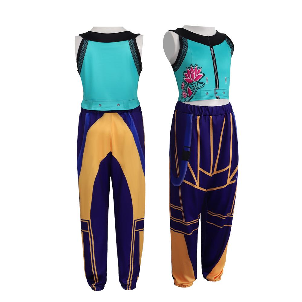 KPOP Demon Hunters Cosplay Costumes for Girls Zoey Mira Rumi Fantasy Roleplay Outfits Kpop Halloween Carnival Party Suits