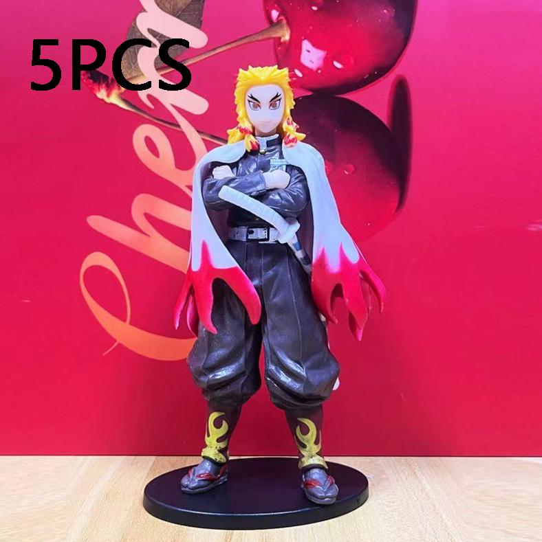@Anime Demon Slayer Kimetsu no Yaiba Figure Kamado Tanjirou Action Figure Agatsuma Zenitsu Nezuko Warrior PVC Model Toys**