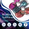 BORN PRETTY Cat Eye Nail Polish Holographic Chameleon Galaxy Magnetic Nail Polish with Black Magnetic Salon Home Gift for Women 5-Color Set,