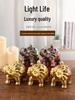 European Style Elephant Incense Burner Table Ornament
