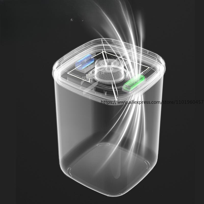 Electric Suction Vacuum Rice Storage Container Negative Pressure Grain Bucket with Insect-Proof Moisture-Proof Airtight