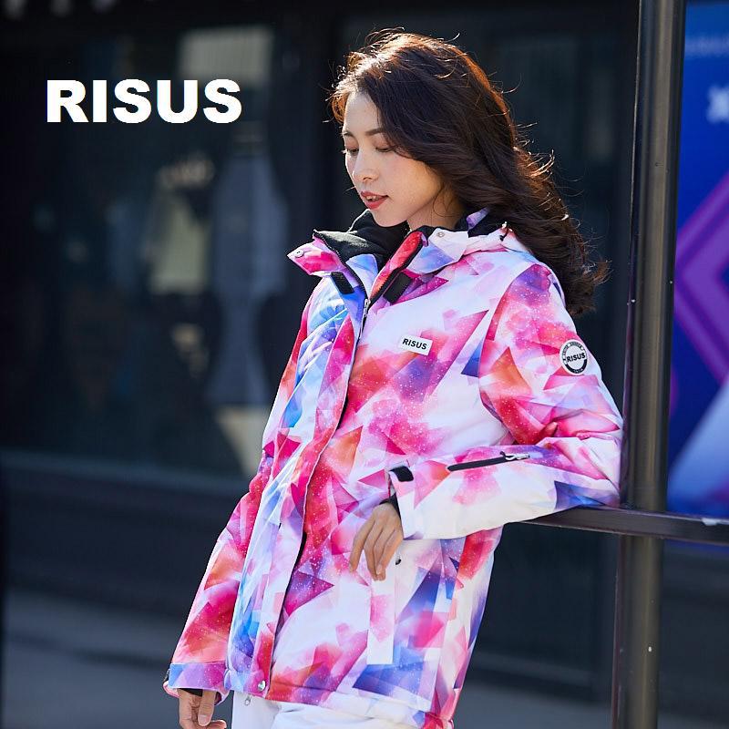 Ski Suit BIMODAL Ice Track Women's Snowboard and Snowboard Mountaineering Outdoor Skiing Windproof Waterproof Warm Top