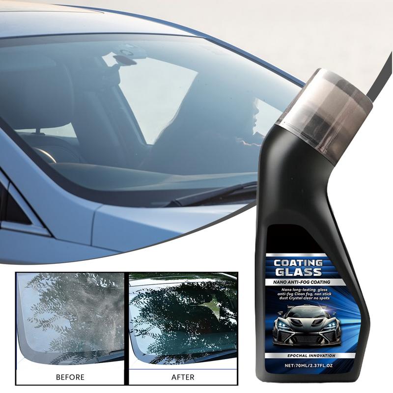 Windshield Coating 70ml Hydrophobic Glass Coating Agent Windshield Fog Prevention Rain Guard Remover Water Defogger Liquid For