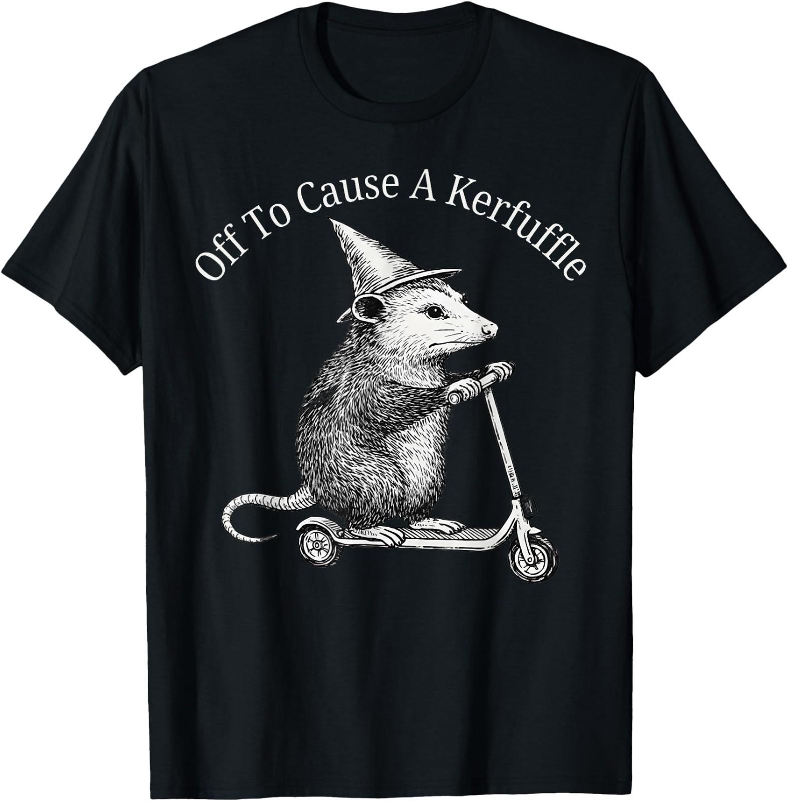 Possum Off to Cause A Kerfuffle T-Shirt S разноцветный