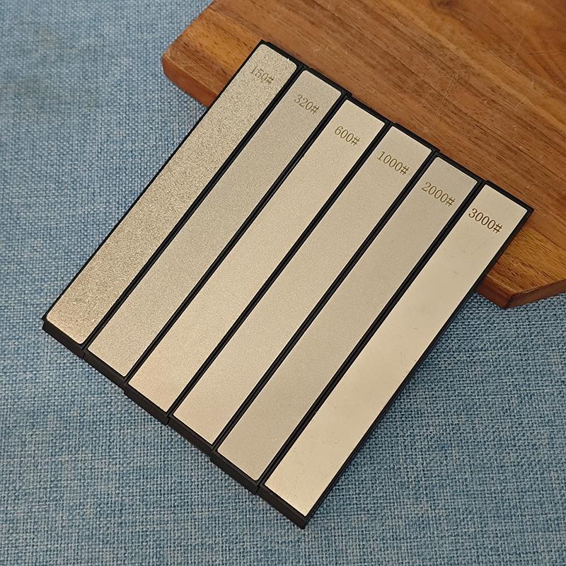 6-Piece Diamond Sharpening Kit - Professional Multi-Grit Whetstone Set with Angle Guide & Case for Knives, Tools, Outdoor Gear