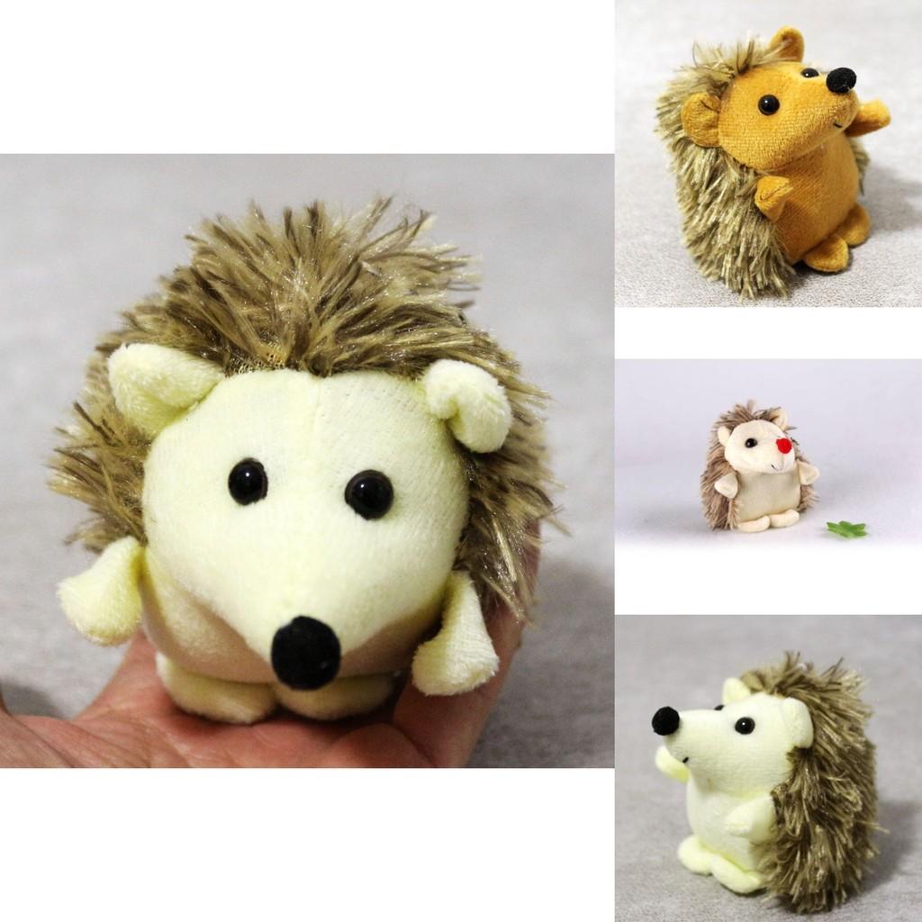 Adorable Plush Hedgehog Toy Soft Cuddly Stuffed Animal Creative Gift 10cm