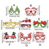 Decorative Santa Snowman Glasses Santa Claus/Snowman/Christmas Tree Deer Horn Glasses  Photo Prop