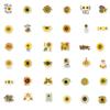 50 New Styles of Fresh Sunflower Graffiti Stickers Suitcase Guitar Skateboard Waterproof Stickers Without Glue