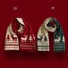 Autumn Lengthened Cute Deer Christmas Gift Skin-friendly Winter Red Warm Student Scarf Scarf Female