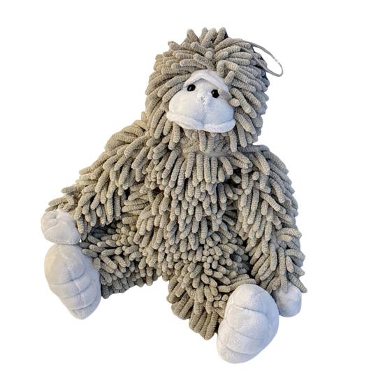 Gorilla Doll Hand Towel Chenille Fuzzy Animal Decorative Towel Absorbent Cute