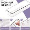 Drawer Compartment Storage Organizer Non Slip 6Pcs Clear Space Saving Transparent Storage Box