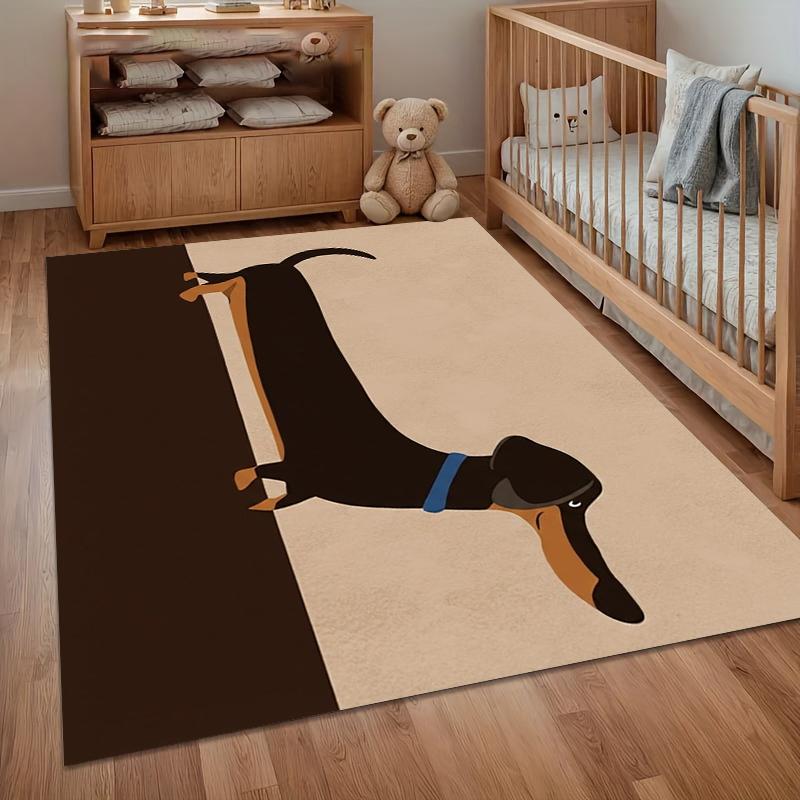 

Area Rug Carpet Soft Non Slip Rottweiler Dog Welcome Slogan Floor Mat for Bedroom Living Room Kids Room Home Decor Dorm Gift 40cm x 60cm