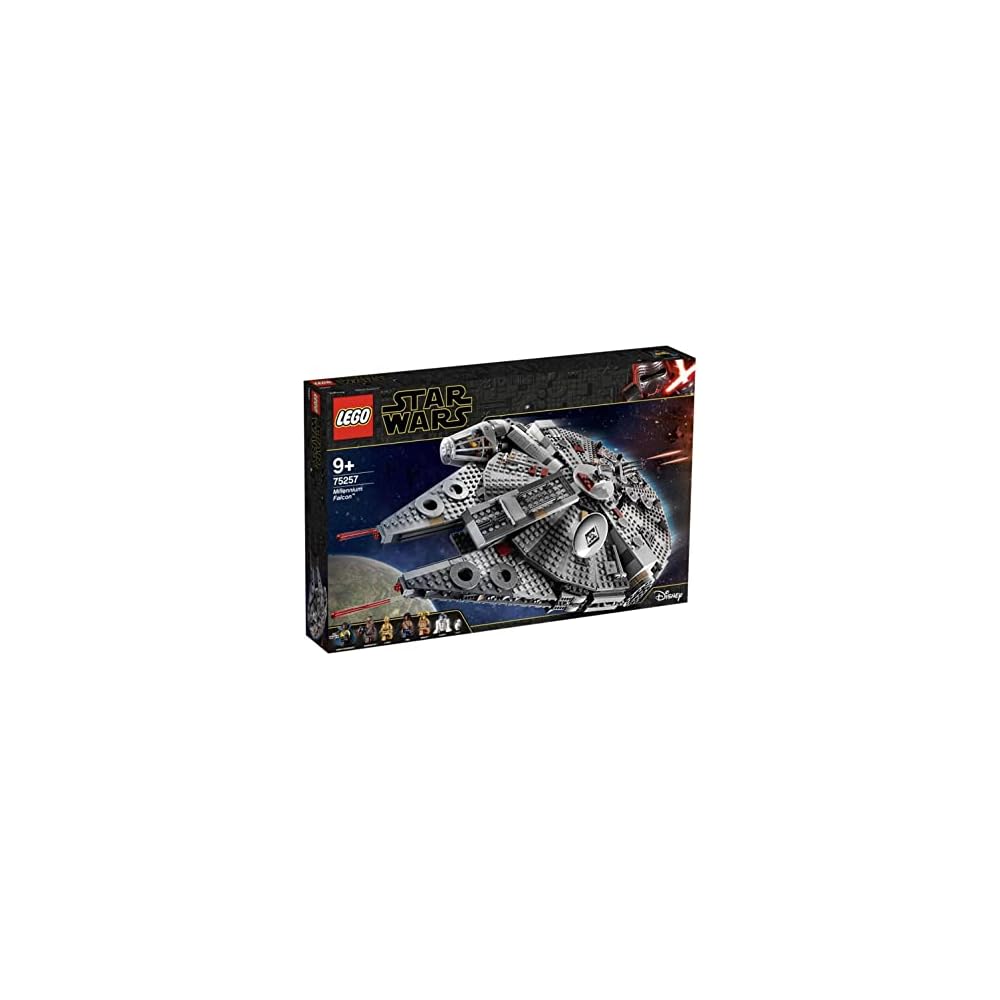 LEGO Star Wars Millennium Falcon Gift Set 75257 Building Blocks Toy for Boys 9 Years and Up