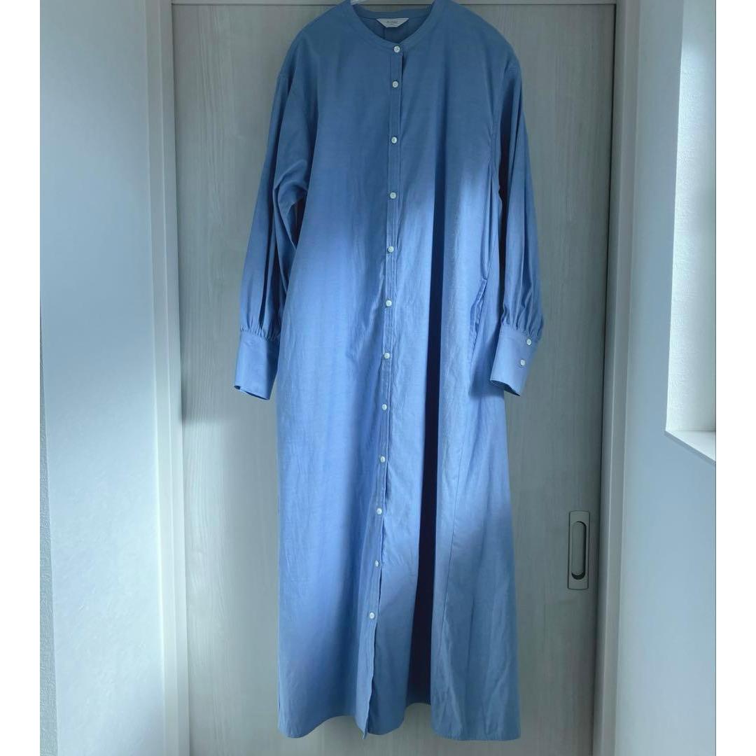 SLOBE IENA Cleric Shirt Dress Blue Sold Out