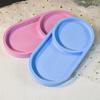 Elegant Oval Silicone Moulds Unique Coasters and Bead Trays Crafting Mold Essential Tool for Home Decoration