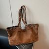 PU Leather PU Tote Bag Solid Color Underarm Packs Cute Large Capacity Handbag  Outdoor
