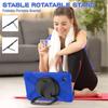 For Samsung Tab A7 A8 A9 A11 Plus SM-X230 X210 X200 T220 S6 Lite 10.4" Shockproof Tablet Case Pull Ring Stand Strap Rugged Funda